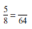 Raise the following fractions to higher terms as indicated.    