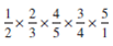Multiply the following fractions and reduce to lowest terms. Use cancellation whenever possible.