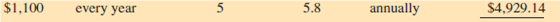 Present value of an annuity due    <div style=padding-top: 35px> 