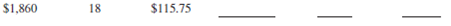 Calculate the finance charge, the finance charge per $100, and the annual percentage rate for the following installment loans by using the APR table, Table 13-1.