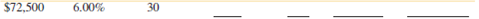 Using Table 14-1 as needed, calculate the required information for the following mortgages.    <div style=padding-top: 35px> 