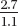 Use a calculator to divide the common fractions. Express answers to the nearest tenth.    = ____________