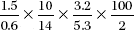 Solve the equations. Express answers to the nearest tenth and hundredth. A calculator may be used.    = _________ __________