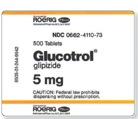 Refer to the Glucotrol label in to answer these questions. What is the dosage strength? ________ Figure