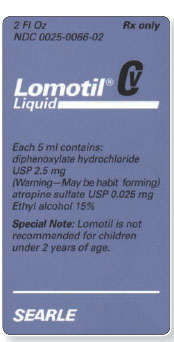 Refer to the Lomotil label in to calculate these dosages. The order is for Lomotil 5 mg. Give ________ Figure    