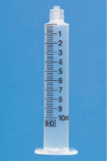 Draw arrows or shade the barrels on the following syringes/cartridges to measure the indicated dosages. Have your answers checked by your instructor.     7.6 mL