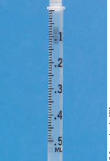 Draw an arrow on the barrel to identify the dosages indicated on these TB syringes. Have your instructor check your answers.     0.32 ml