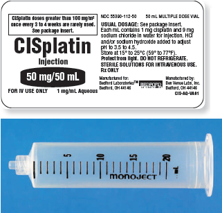 Read the parenteral drug labels provided to measure the following dosages. Then, indicate on the syringe provided exactly how much solution you will draw up to obtain these dosages. Have your answers checked by your instructor to be sure you have measured the dosages correctly. cisplatin 20 mg _______