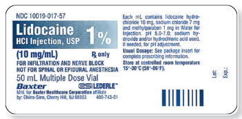 Refer to the lidocaine label in Figure to answer the following questions. If you are asked to prepare 25 mg from this vial, what volume will you draw up? _______