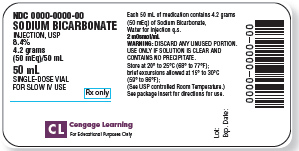 Refer to the potassium chloride label in Figure to answer the following questions. What is the total volume of the vial, and how many mEq does this volume contain? _______