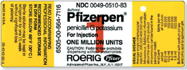 Refer to the Pfizerpen label in Figure to answer the following questions. What else must you print on the label? ________ Figure