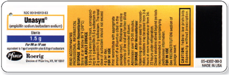 Other drugs shipped in powdered form are antibiotics. Read the label in Figure to answer the following questions about reconstituting this drug. All the information you need is printed sideways on the right of the label. What is the total dosage of this reconstituted IV solution? ______ Figure    