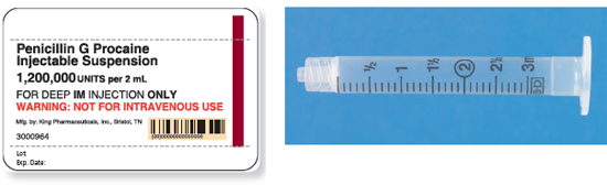Calculate these dosages using ratio and proportion. Express mL answers to the nearest tenth (or hundredth where indicated) using the medication labels provided. Measure the dosages you calculate on the syringes provided. Have your answers checked by your instructor to be sure you have calculated and measured the dosages correctly. penicillin 400,000 units ___   