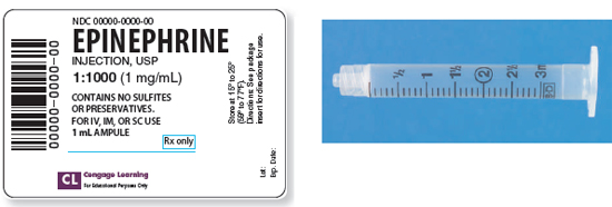 Calculate these dosages using ratio and proportion. Express mL answers to the nearest tenth (or hundredth where indicated) using the medication labels provided. Measure the dosages you calculate on the syringes provided. Have your answers checked by your instructor to be sure you have calculated and measured the dosages correctly. epinephrine 1.4 mg ____   