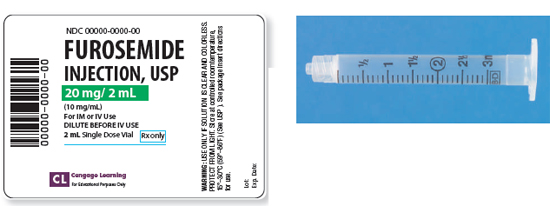 Calculate these dosages using ratio and proportion. Express mL answers to the nearest tenth (or hundredth where indicated) using the medication labels provided. Measure the dosages you calculate on the syringes provided. Have your answers checked by your instructor to be sure you have calculated and measured the dosages correctly. furosemide 15 mg ____