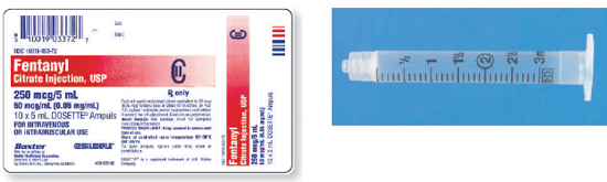 Calculate these dosages using DA. Express mL answers to the nearest tenth (or hundredth where indicated) using the medication labels provided. Measure the dosages you calculate on the syringes provided. Have your answers checked by your instructor to be sure you have calculated and measured the dosages correctly. fentanyl citrate 0.15 mg ____