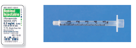 Calculate these dosages using DA. Express mL answers to the nearest tenth (or hundredth where indicated) using the medication labels provided. Measure the dosages you calculate on the syringes provided. Have your answers checked by your instructor to be sure you have calculated and measured the dosages correctly. Robinul 75 mcg (calculate to the nearest hundredth) ___