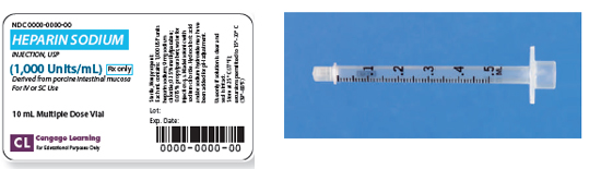 Calculate these dosages using DA. Express mL answers to the nearest tenth (or hundredth where indicated) using the medication labels provided. Measure the dosages you calculate on the syringes provided. Have your answers checked by your instructor to be sure you have calculated and measured the dosages correctly. heparin sodium 450 units (calculate to the nearest hundredth) ____