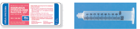 Calculate these dosages using DA. Express mL answers to the nearest tenth (or hundredth where indicated) using the medication labels provided. Measure the dosages you calculate on the syringes provided. Have your answers checked by your instructor to be sure you have calculated and measured the dosages correctly. doxorubicin HCl 16 mg for an IV additive ____