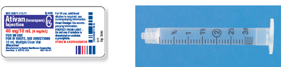 Calculate these dosages using DA. Express mL answers to the nearest tenth (or hundredth where indicated) using the medication labels provided. Measure the dosages you calculate on the syringes provided. Have your answers checked by your instructor to be sure you have calculated and measured the dosages correctly. Ativan 10 mg _____
