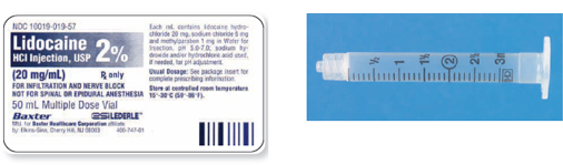 Calculate these dosages using DA. Express mL answers to the nearest tenth (or hundredth where indicated) using the medication labels provided. Measure the dosages you calculate on the syringes provided. Have your answers checked by your instructor to be sure you have calculated and measured the dosages correctly. lidocaine HCl 15 mg ____
