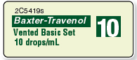 Identify the calibration in gtt/mL for each IV infusion set.Figure ___   