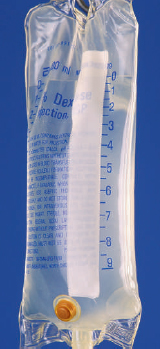 Label the following solution bags for the times and rates indicated. Have your instructor check your labeling.     Started: 6:20 pm Rate: 25 mL/hr