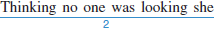 Identify the sentence-skills mistakes at the underlined spots in the paragraph that follows. From the box below, choose the letter that describes each mistake and write it in the space provided. The same mistake may appear more than once. a. fragment B) run-on C) mistake in verb tense D) mistake in irregular verb E) missing comma after introductory words F) mistake with quotation marks G) apostrophe mistake Deceptive Appearances Appearances can be deceptive. While looking through a library window yesterday, I saw a neatly groomed woman walk by. Her clothes were skillfully makeup was perfect. crumpled a piece of paper in her hand. Suddenly she no longer attractive to me. On another occasion, I started talking to a person in my psychology class named Eric. Eric seemed to be a great person. He always got the class laughing with his the days when Eric was absent, I think even the professor missed his lively personality. Eric asked me and I felt happy he had me to be a friend. Eric took out an envelope with several kinds of pills inside. Want one he asked. They're uppers. I didn't want felt disappointed. 0 Terrific personality was the product of the pills he took. ________