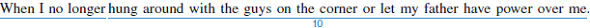 Identify the sentence-skills mistakes at the underlined spots in the paragraph that follows. From the box below, choose the letter that describes each mistake and write it in the space provided. The same mistake may appear more than once. a. fragment b. run-on c. missing capital letter d. mistake in subject-verb agreement e. faulty parallelism f. apostrophe mistake g. missing quotation mark h. missing comma after introductory words Why I Didn't Go to Church In my boyhood years, I almost never attended church. There was an unwritten code that the guys on the corner not to be seen in Although there many days when I wanted to attend a church, I felt I had no choice but to stay away. If the guys had heard I had gone to church, they would have said things like, angel, when are you going to With my group of friends, amazing that I developed any religious feeling at all. Another reason for not going to church was my father. When he was around the told my mother, Mike's not going to church. No boy of mine is a sissy. My mother and sister went to sat with my father and read the Sunday paper or watching television. I did not start going to church until years later. ________
