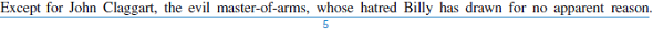 Identify the sentence-skills mistakes at the underlined spots in the paragraph that follows. From the box below, choose the letter that describes each mistake and write it in the space provided. The same mistake may appear more than once. a. fragment b. run-on c. faulty parallelism d. missing apostrophe e. missing quotation mark f. missing comma between two complete thoughts g. missing comma after introductory words h. misspelled word Billy Budd, Sailor Herman Melville's novel Moby Dick is his book that most students know best is Billy Budd. While he is serving on the American ship Rights of Man, a British warship comes alongside his and takes several American the noble Billy succeeds in winning the admiration of the British captain, Edward Vere, and that of most of the crew. Eventually, Claggart accuses Billy of starting a charge is clearly untrue. However, enrages the seaman, who loses his composure, Realizing that Claggart's accusation provoked Billy, the captain sympathizes with the young man, but he knows he has to try Billy before a jury on board ship. Following law to the letter, the jury convicts him. Shortly thereafter, Billy is hanged, much to the regret of all those involved, but not before he utters one of the most memorable lines in American literature: ________