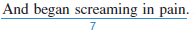 Identify the sentence-skills mistakes at the underlined spots in the paragraph that follows. From the box below, choose the letter that describes each mistake and write it in the space provided. The same mistake may appear more than once. a. fragment b. run-on c. irregular verb mistake d. missing comma after introductory words e. apostrophe mistake f. dangling modifier g. missing quotation marks A Horrifying Moment The most horrifying moment of my life occurred in the dark hallway of my building. Though the hallway light was managed to find my apartment door. However, I could not find the keyhole with my door key. I then pulled a book of matches from my pocket. the entire book of matches into flames. I flicked the matches away but not before my coat sleeve fire. Within seconds, my arm was like a torch. flames began to sear my skin. I was quickly going into shock. A door opened and a voice cried out, I was pulled through an apartment and put under a bathroom shower, which extinguished the flames. I suffered third-degree burns on my 0 felt lucky to escape with my life. 1. ___________ 2. ___________ 3. ___________ 4. ___________ 5. ___________ 6. ___________ 7. ___________ 8. ___________ 9. ___________ 10. ___________