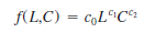 The Cobb-Douglas production function is a classic model from economics used to model output as a function of capital and labor. It has the form where c 0 , c 1, and c 2 are constants. The variable L represents the units of input of labor, and the variable C represents the units of input of capital. a. In this example, assume c 0 5 5, c 1 5 0.25, and c 2 5 0.75. Assume each unit of labor costs $25 and each unit of capital costs $75. With $75,000 available in the budget, develop an optimization model to determine how the budgeted amount should be allocated between capital and labor in order to maximize output. b. Find the optimal solution to the model you formulated in part a. ( Hint: When using Excel Solver, use the Multistart option with bounds 0 # L # 3000 and 0 # C # 1000.)