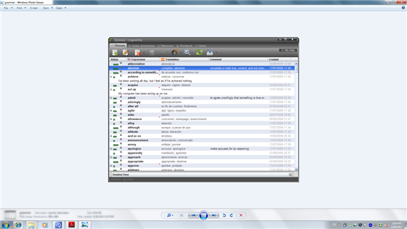 The printout of workout modules is as follows:  Grammar check:    Spell Check:    Sentence construction:    Assesment graph:    Result and Medal:    Certificate:   