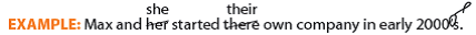 Use proofreading marks (see Appendix A) to correct errors in the following sentences. All errors must be corrected to receive credit for the sentence. Check with your instructor for the answers.     1. Neither the citys nor the countys would take responsibility for there budget overruns. 2. Can we keep this matter just between you and I? 3. Only a few attornies still have private secretarys. 4. Our staff committee gave their recommendation to the president and I as soon as they finished deliberating. 5. Theres really no excuse for we citizens to have no voice in the matter. 6. The manager and myself will deliver supplies to whomever ordered them. 7. Many basketball and football star's earn huge salarys. 8. Are you sure that this apartment is their's? 9. Each student must submit their report on Monday. 10. Both the network administrator and myself are concerned about the increase in personal Web use and it's tendency to slow productivity.