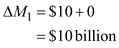 Supposition: Fed decides to purchase worth of government securities in the open market. Find: (a) Initial impact on (b) Impact on lending capacity if reserve requirement is (c) The process by which banks will induce investors to utilize the extended capacity. (a) Impact on of an open market purchase : The open market purchase by the Fed increases the money supply . This can be explained as follows: An open market purchase makes public offload their bond holdings (i.e., the public sells them) in exchange for check written on the Fed's name. The Fed check used to buy securities gets deposited in a private bank. The bank returns the check to the Fed, thereby obtaining additional reserves and hence the lending capacity. Thus, Bank deposits Cash held by public …… (1) Or, …… (2) Now, due to open market purchase, Whereas And, (b) Impact on lending capacity The purchase of billion worth of government securities raises the bank reserves by billion as discussed in (a) above. Thus, total reserves increase by Since reserve requirement equals , Required reserves As required reserves Bank deposits Reserve requirement …… (1) Then excess reserves Total reserves required reserves …… (2) Available lending capacity Excess reserves money multiplier …… (3) Where, Money multiplier …… (4) Thus, available lending capacity Thus, available lending capacity will increase by billion if billion worth of government securities is purchased by the Fed. (c) Utilization of increased lending capacity The open market purchase operation increases the bending capacity of banks, as seen in (a) and (b) above. The banks, in turn, will try to use that expanded capacity to make more loans. To do so, they may offer lower interest rates or easier approval terms in order to encourage people to borrow (and consequently, spend more).