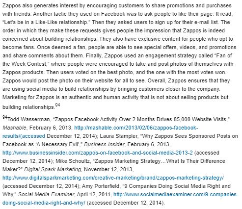      How does Zappos use digital media to create an authentic relationship with consumers?