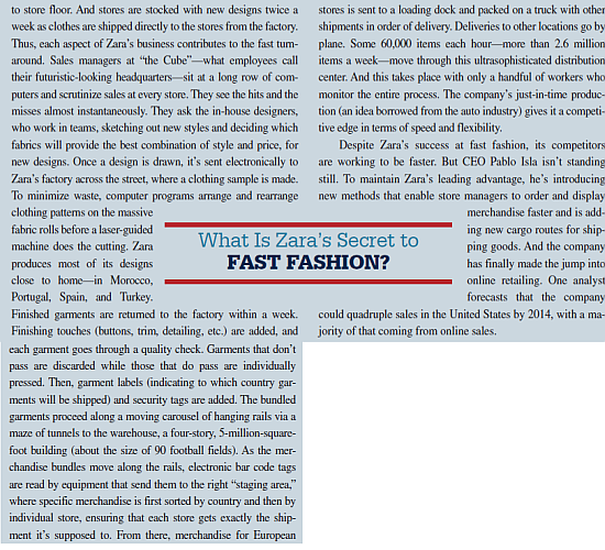        What strategic implications does Zara's move into online retailing have? (Hint: Think in terms of resources and capabilities.)