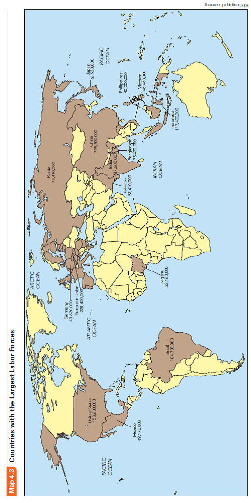 Using PengAtlas Map 4.3, in your opinion, from a labor perspective, which country would present the biggest CSR challenge if you had operations in that country?
