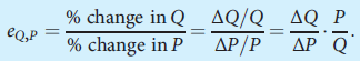 Consider the linear demand curve shown in the following figure. There is a geometric way of calculating the price elasticity of demand for this curve at any arbitrary point (say point E). To do so, first write the algebraic form of this demand curve as Q = a + bP. a. With this demand function, what is the value of P for which Q = 0? b. Use your results from part a together with the fact that distance X in the figure is given by the current price, P*, to show that distance Y is given by -Q*/b (remember, P* is negative here, so this really is a positive distance). c. To make further progress on this problem, we need to prove Equation 3.13 in the text. To do so, write the definition of price elasticity as Now use the fact that the demand curve is linear to prove Equation 3.13. d. Use the result from part c to show that We use the absolute value of the price elasticity here because that elasticity is negative, but the distances X and Y are positive. e. Explain how the result of part d can be used to demonstrate how the price of elasticity of demand changes as one moves along a linear demand curve. f. Explain how the results of part c might be used to approximate the price elasticity of demand at any point on a nonlinear demand curve.