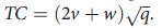 Returning to the gumball producer in Problem 7.2, let's look at the possibility that producing these delectable treats does not necessarily experience constant returns to scale. a. In Problem 7.2, we showed that the cost function for gumballs was given by TC =q (2v + w), where q is output of gumballs (in thousands), v is the rental rate for gumball presses, and w is the hourly wage. What sort of returns to scale did the underlying production function have? Does the cost function show economies or diseconomies of scale? b. Suppose instead that the gumball cost function is given by . Does this function show economies or diseconomies of scale? What does the graph of the total cost curve for this function look like? What do the implies average and marginal cost curves look like? c. Suppose now that the gumball cost function is TC = (2v + w)q 2. Does this function show economies or diseconomies of scale? Illustrate this by graphing the total, average, and marginal cost curves for this function. d. Economists sometimes measure the degree of economies of scale by S = AC/MC. This measure makes sense: if S 1, then AC MC, implying AC slopes up (because MC pulls it up), in which case we have diseconomies of scale. On the other hand, if S 1, then AC MC, implying AC slopes down (because MC pulls it down) and we have (positive) economies of scale. Suppose that the gumball production has associated total and marginal cost functions TC = (2v + w)q a and MC = a(2v + w)q a?1. Compute S in this case, and show how it relates to a. Discuss how the presence of economies or diseconomies of scale relates to a.