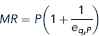 Suppose that a firm faces a demand curve that has a constant elasticity of -2. This demand curve is given by q = 256/P 2  Suppose also that the firm has a marginal cost curve of the form MC = 0.001 q a. Graph these demand and marginal cost curves. b. Calculate the marginal revenue curve associated with the demand curve; graph this curve. (Hint: Use Equation for this part of the problem.)    c. At what output level does marginal revenue equal marginal cost?