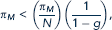Using Equation from the text, graph the relationship between the number of firms in the market, N, and probability, g, that the game continues from one period to the next, needed to sustain collusion in an indefinitely repeated game. What is the greatest number of firms for which collusion would be sustainable if g = 0.95?