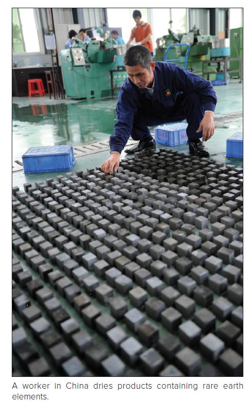 China Limits Exports of Rare Earth Metals             Which groups benefited most from imposing an export quota on rare earth metals Did it give the Chinese domestic manufacturers a significant cost advantage Did it result in dramatically increased quality and environmental standards