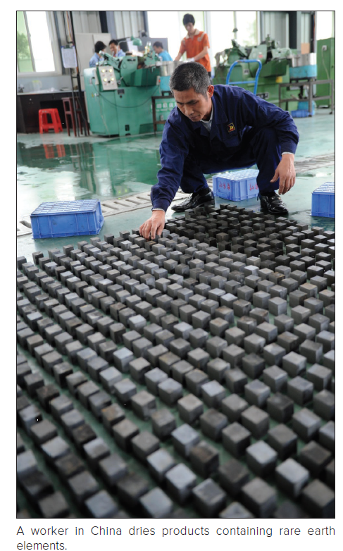 China Limits Exports of Rare Earth Metals             Given that 97 percent of rare earth metal production is now done in China, an increase from 27 to 97 percent between 1990 and 2010, do you think countries such as Australia, Canada, and the United States should reconsider their environmental restrictions on product of such metals