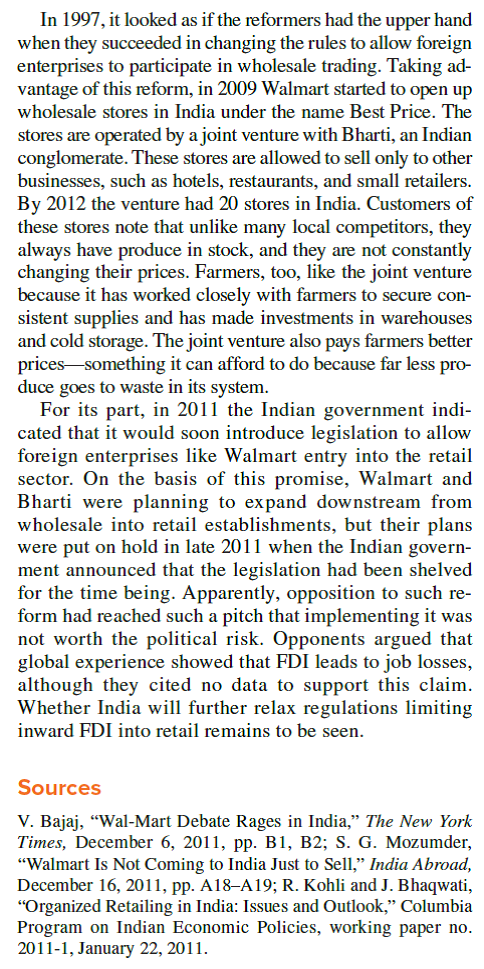Foreign Retailers in India         Who stands to lose as a result of foreign entry into the Indian retail sector