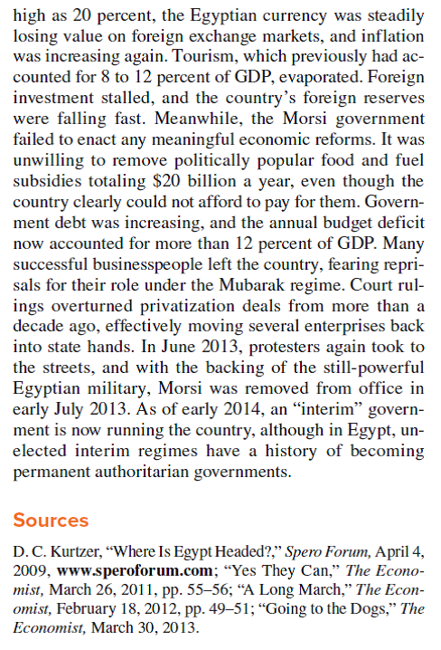 Revolution in Egypt             What dangers do you see in the current trajectory of the Egyptian economy What are the implications of these dangers for foreign companies that might consider doing business in Egypt What do you think it would take to encourage more foreigners to visit, invest, and do business in Egypt Would such inward investment be good for the Egyptian economy