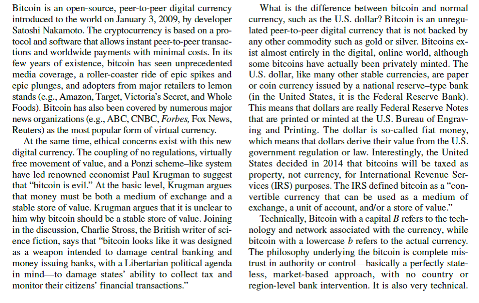 Bitcoin as an Ethical Dilemma              Do you think that bitcoins were created as a weapon intended to damage central banking and money-issuing banks