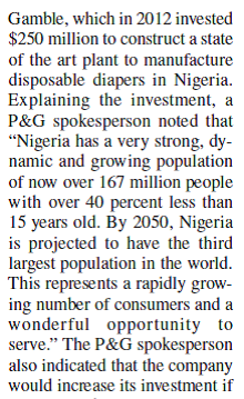 Foreign Direct Investment in Nigeria                          Nigeria is largely dependent on oil exports to drive its economy forward. Given the sharp fall in global oil prices that occurred in 2014, what impact do you think this will have on FDI into Nigeria