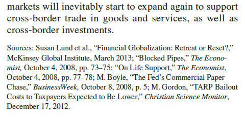 Declining Cross-Border Capital Flows-Retreat or Reset              In retrospect,were central banks justified in stepping in as aggressively as they did to shore up the global financial system If they had not done so, and instead let more large financial institutions fail, what would have been the consequence