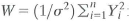 Suppose Y i is distributed i.i.d. N (0, 2 ) for i = 1, 2,..., n. a. Show that b. Show that is distributed c. Show that E ( W ) = n. d. Show that is distributed t n -1.